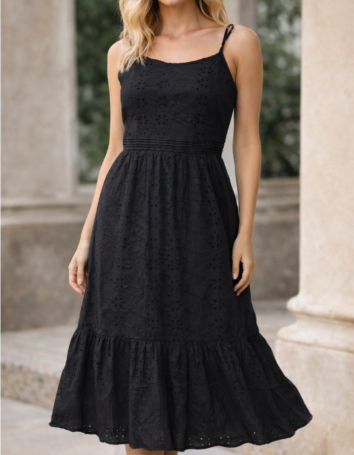 VESTIDO LONGO CAMBRAIA