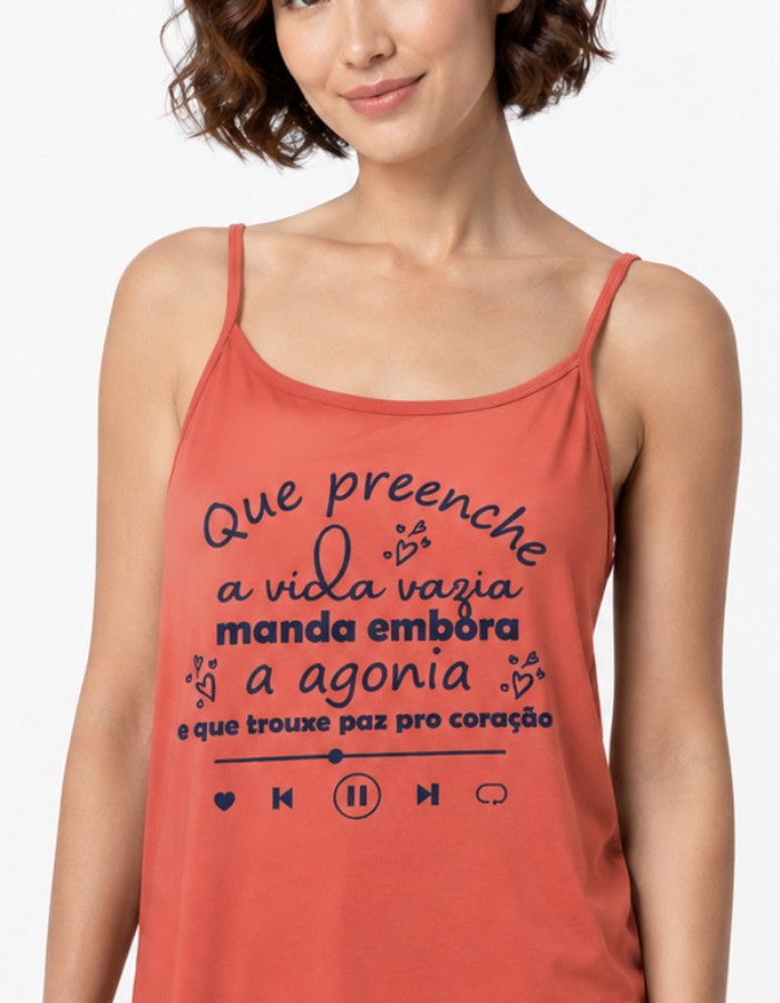 APENAS BLUSA ALÇA-MUSICA