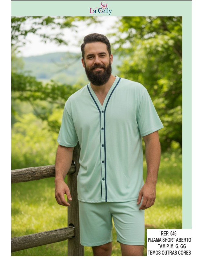 SHORT ABERTO MASCULINO