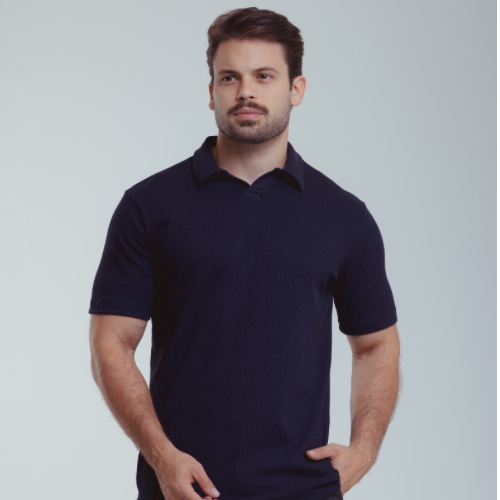 CAMISA GOLA POLO V RUFFLES