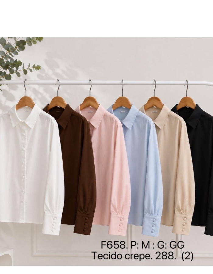 Blusa social básica 