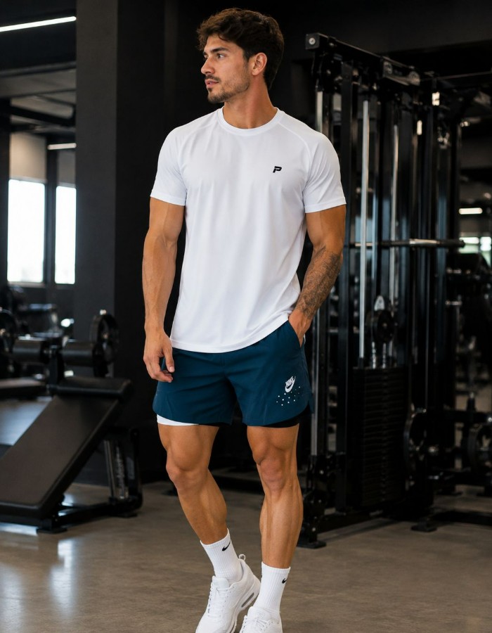 SHORT DUPLO LASER ADIDAS MASCULINO
