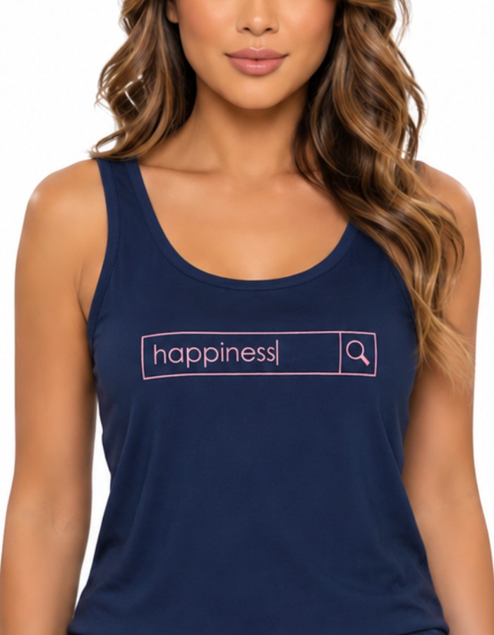 APENAS BLUSA REGATA-HAPPINESS
