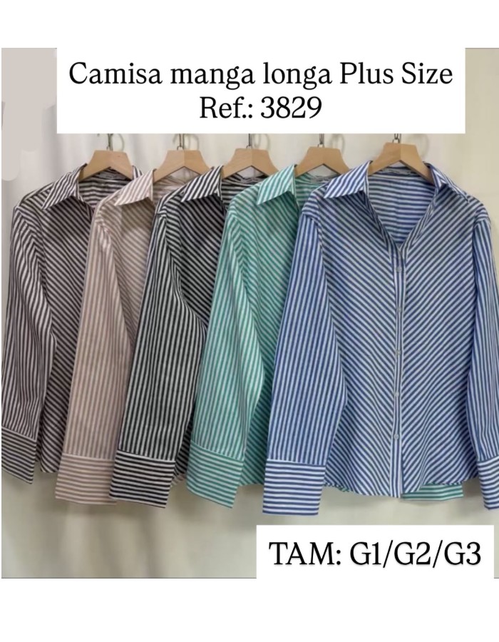 CAMISA PLUS SIZE RUTHY