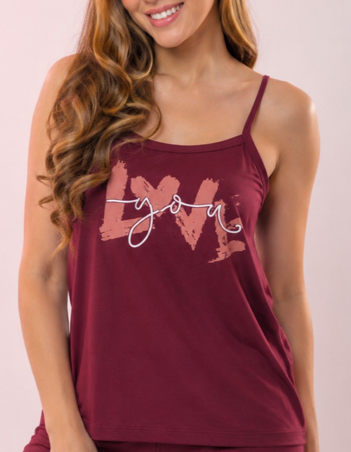 APENAS BLUSA ALÇA-LOVE