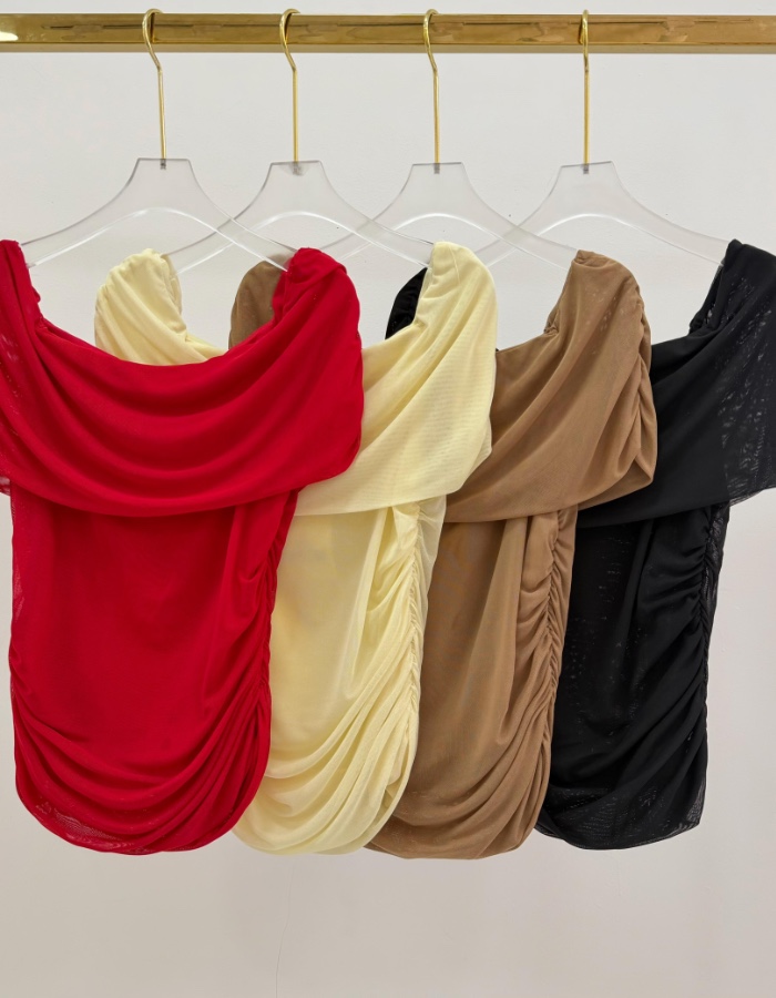 blusa de tule