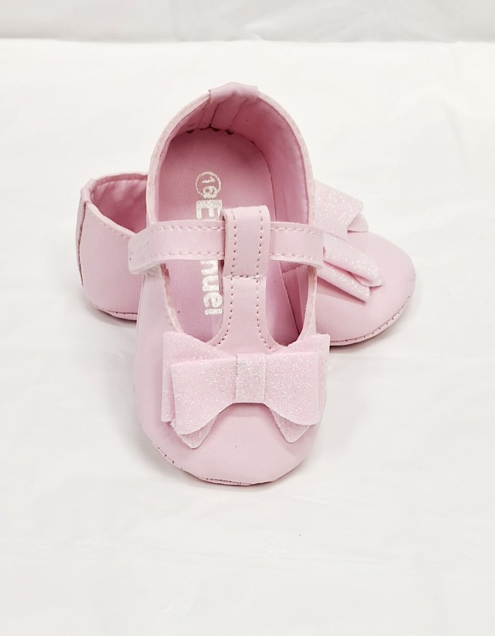 SAPATILHA ROSA BEBÊ EMANUEL