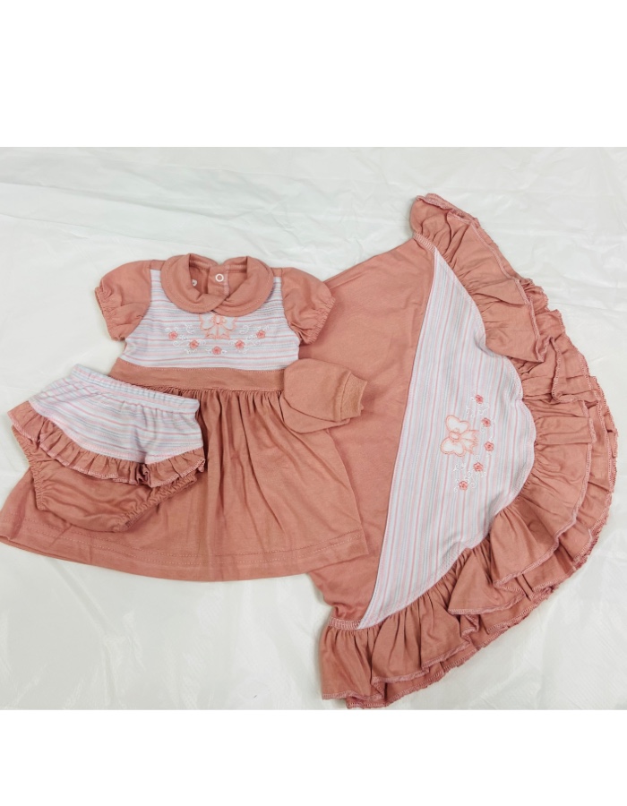 SAIDA MATERNIDADE EM VESTIDO LAZINHO 