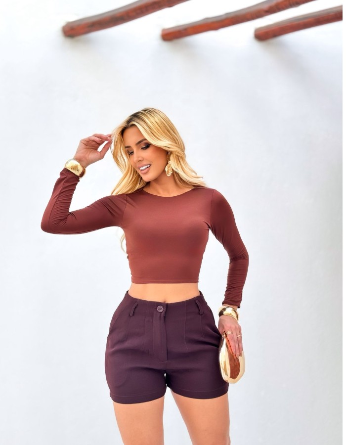 CROPPED EM POLIAMIDA