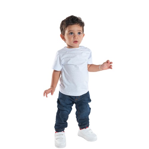 CALÇA JEANS BABY BOLSO TRADICIONAL MASCULINA