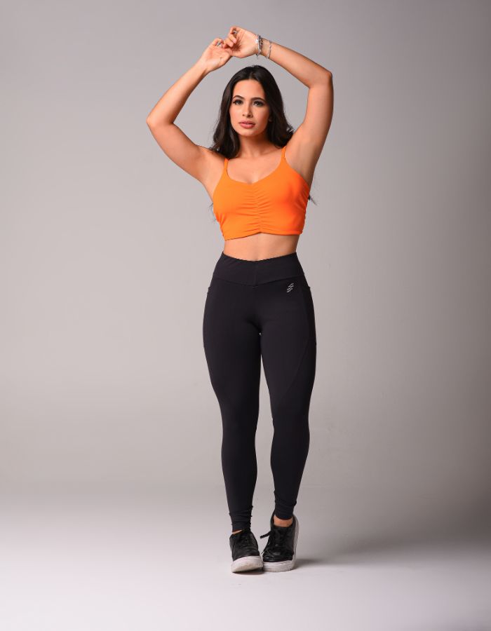 CALÇA POLIAMIDA BLACKOUT COM BOLSO COMPRESSAO E ZERO TRANSPARÊNCIA