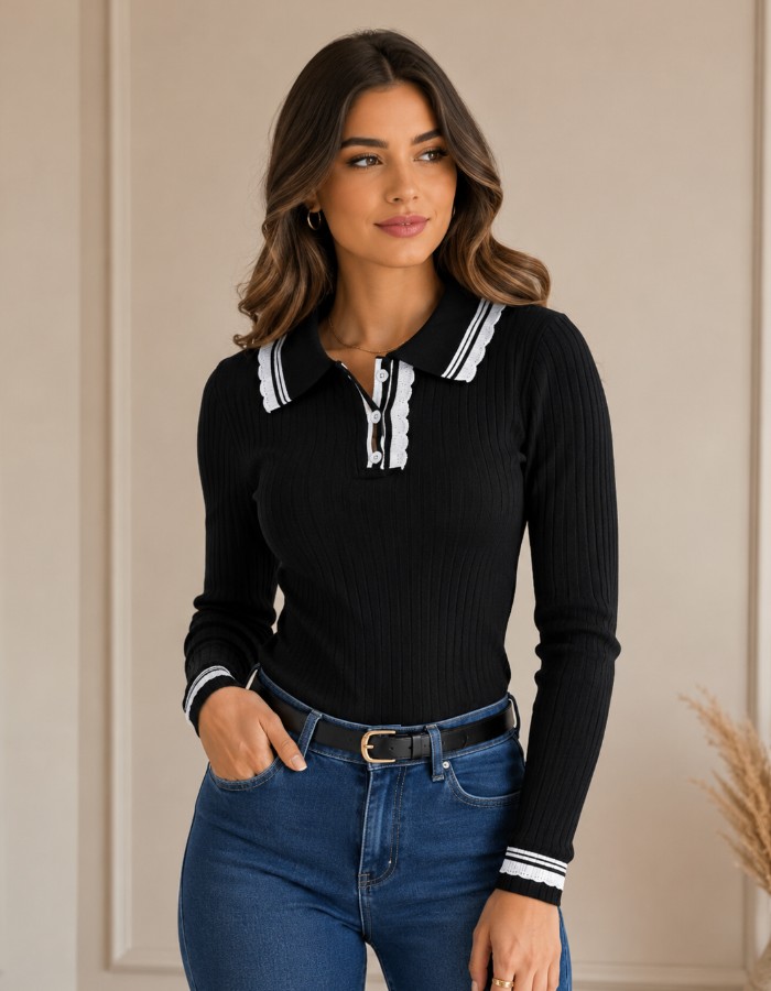 Blusa Manga Longa Sabrina