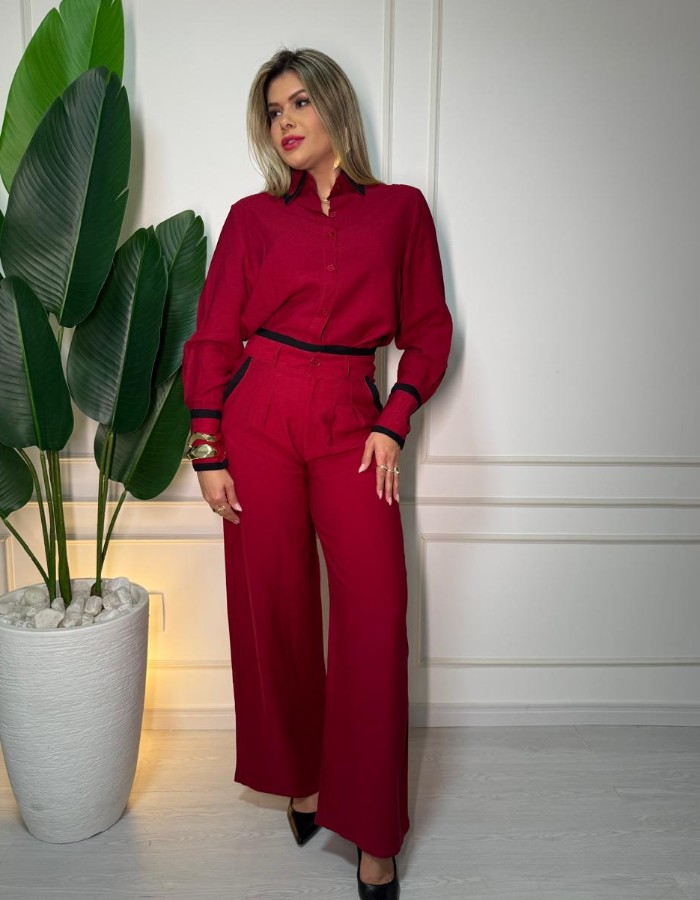 CONJUNTO CALÇA E BLUSA MARRANT