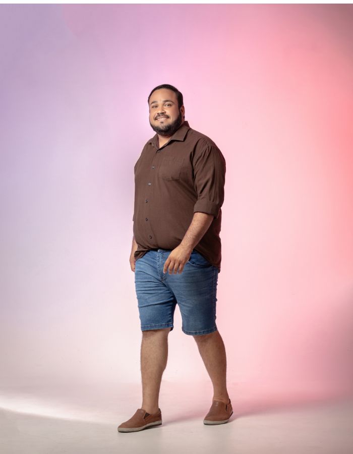 BERMUDA MASCULINA PLUS SIZE