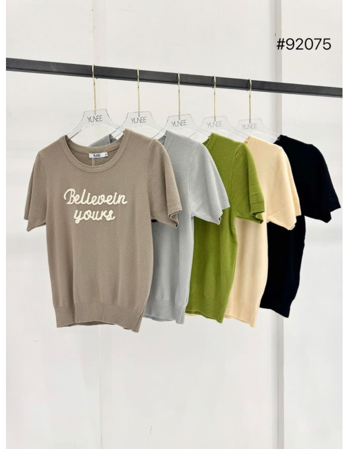 Blusa de modal premium manga curta 