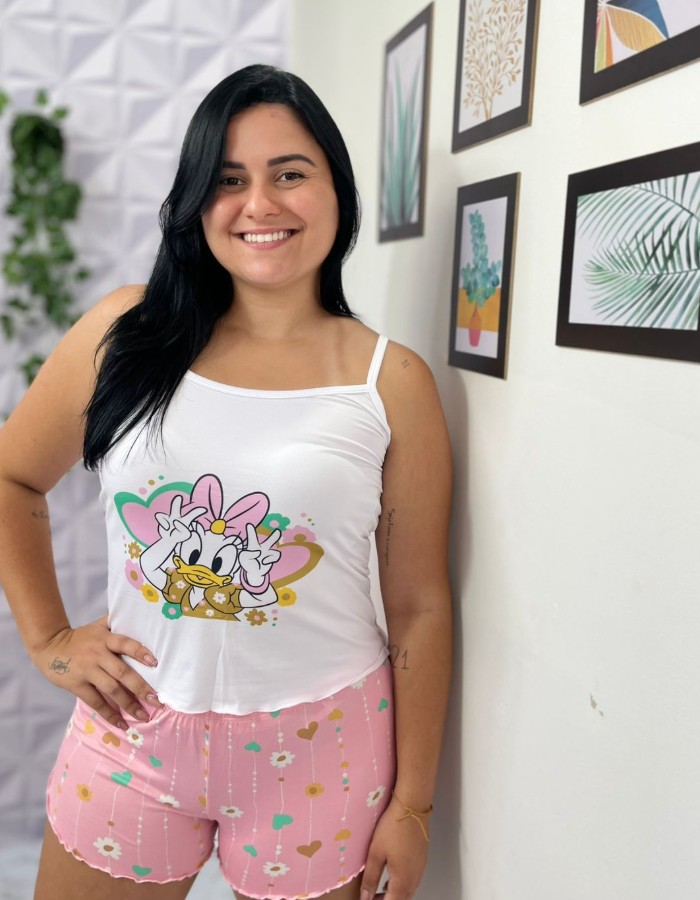 BABY DOLL DESENHO ALCINHA