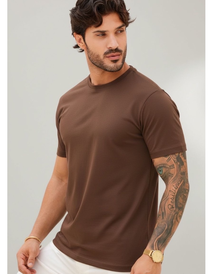 Camisa Básica Suedine 