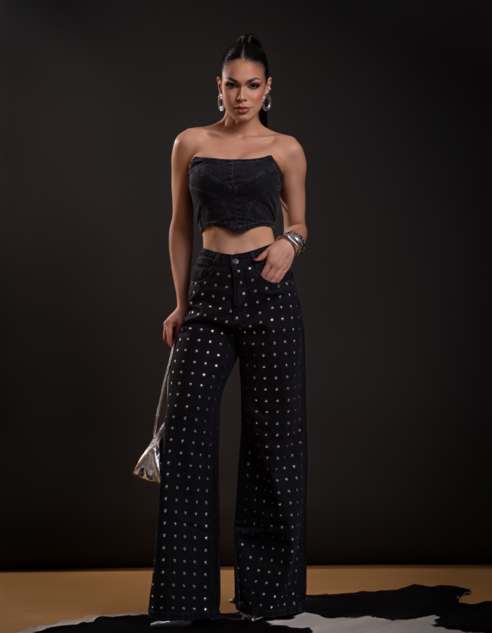 CROPED MARTA (PRETO VINTAGE)