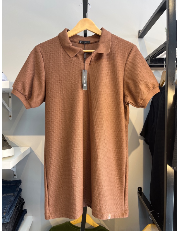 POLO V PONTO TRICOT 