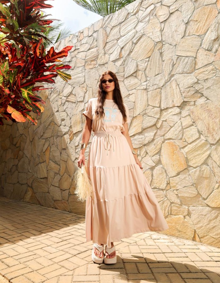 CONJUNTO SAIA LONGA SOFT TIGER
