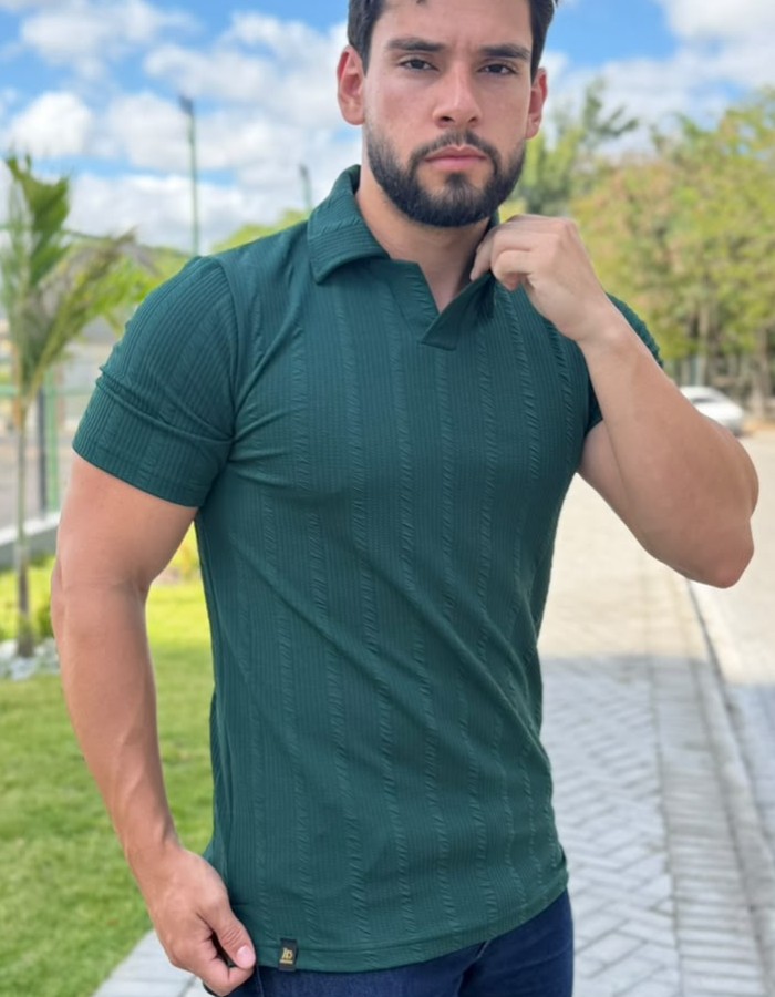 GOLA POLO TEXTURIZADA NOVA