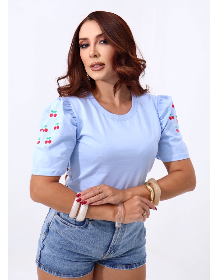 Produto t-shirt-ref-153-m-cereja-manga-princesa 0