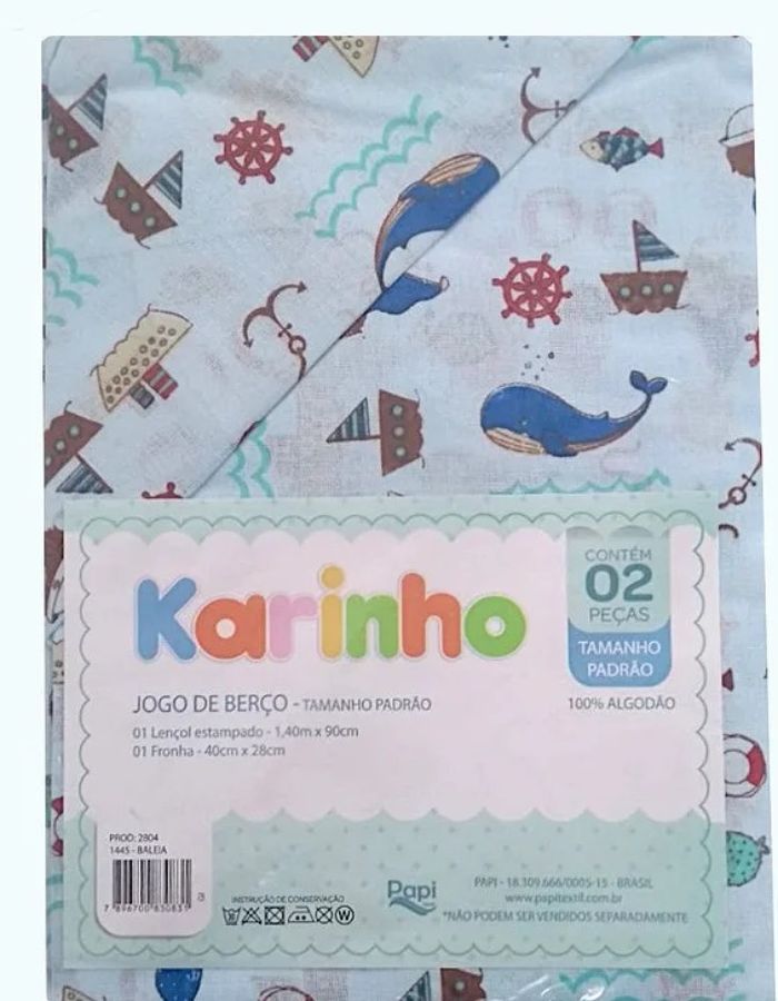 Jogo de Lençol padrão 2 pçs Karinho