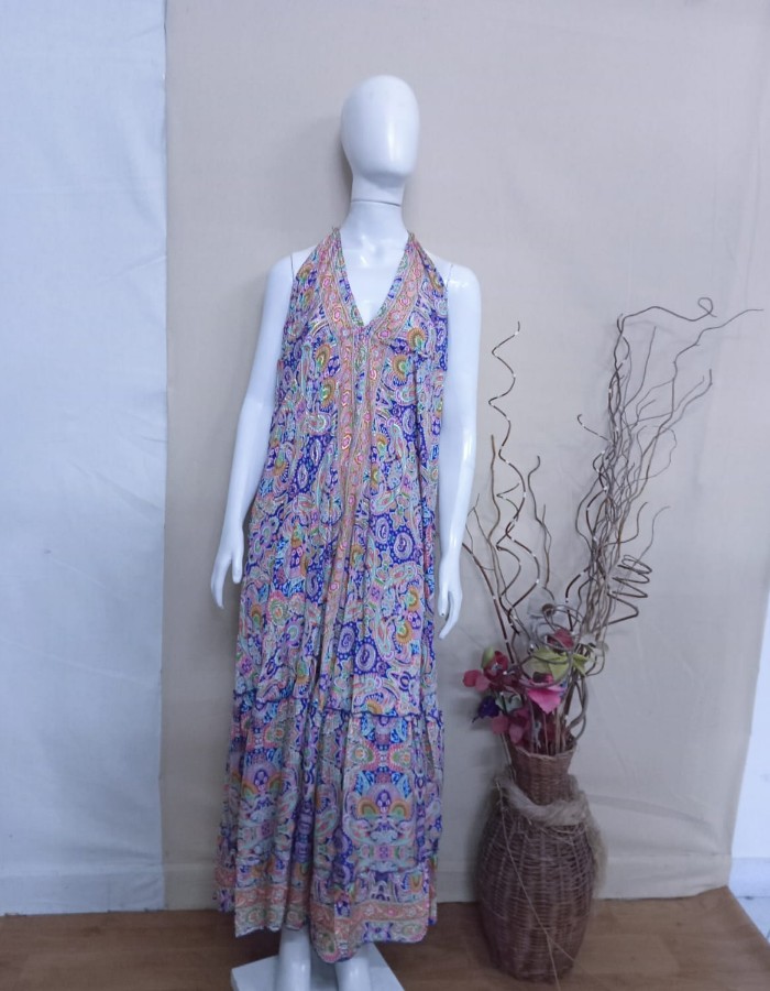 VESTIDO LONGO ESTAMPADO (NK-1589)