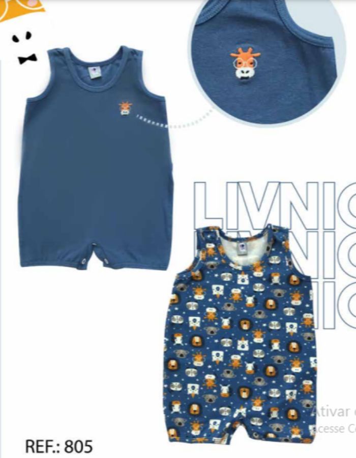 KIT MACAQUITO MASCULINO 02 UNIDADES 805 LIVNIC