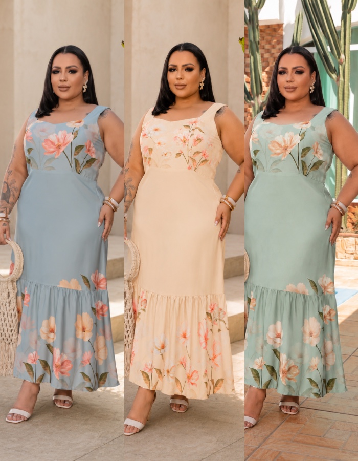 Vestido Amélia Plus Size