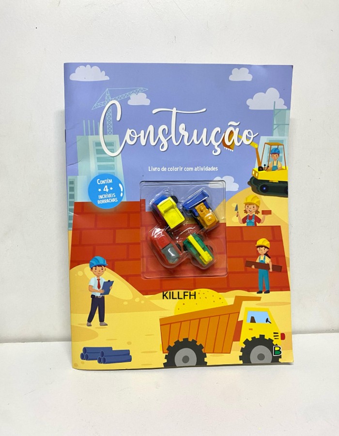 LIVRO COM BORRACHAS