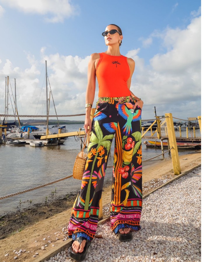 CALÇA ESTAMPADA