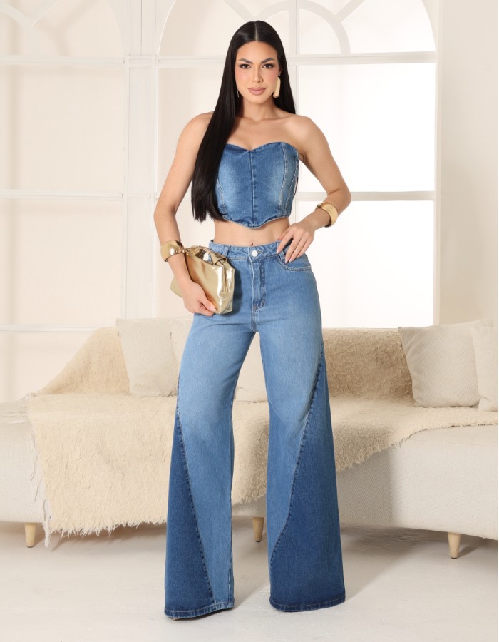 CALÇA SLIM 100%