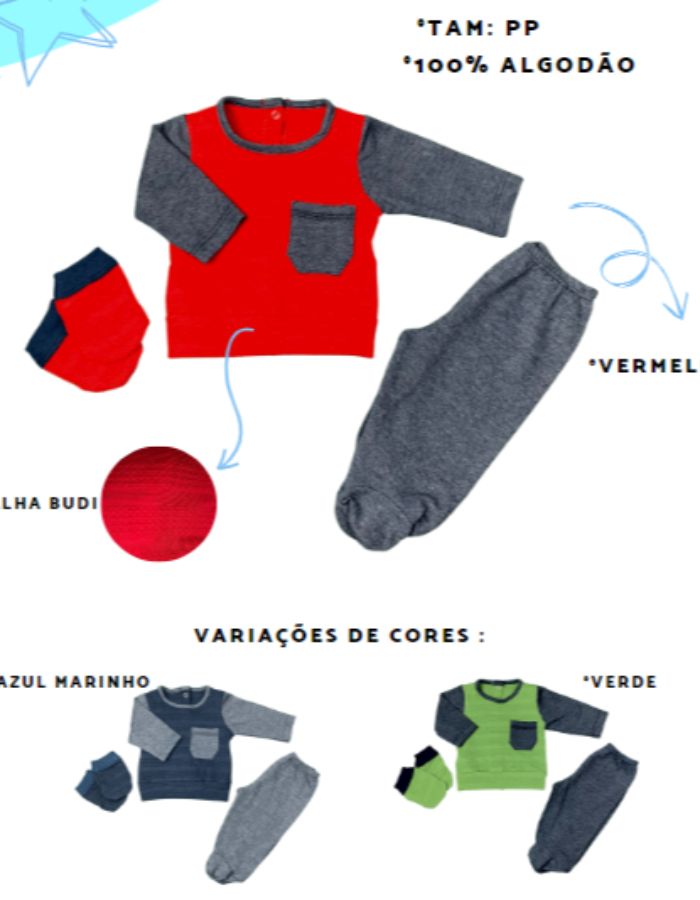 CONJ PAGAO C/ BODY 2076 ELIEL BABY