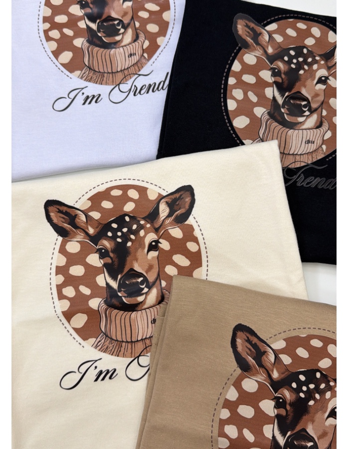 T-SHIRT DE ALGODÃO BAMBI 