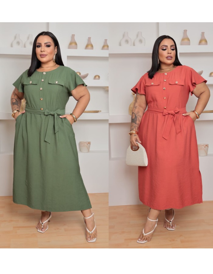 Vestido Plus Naide