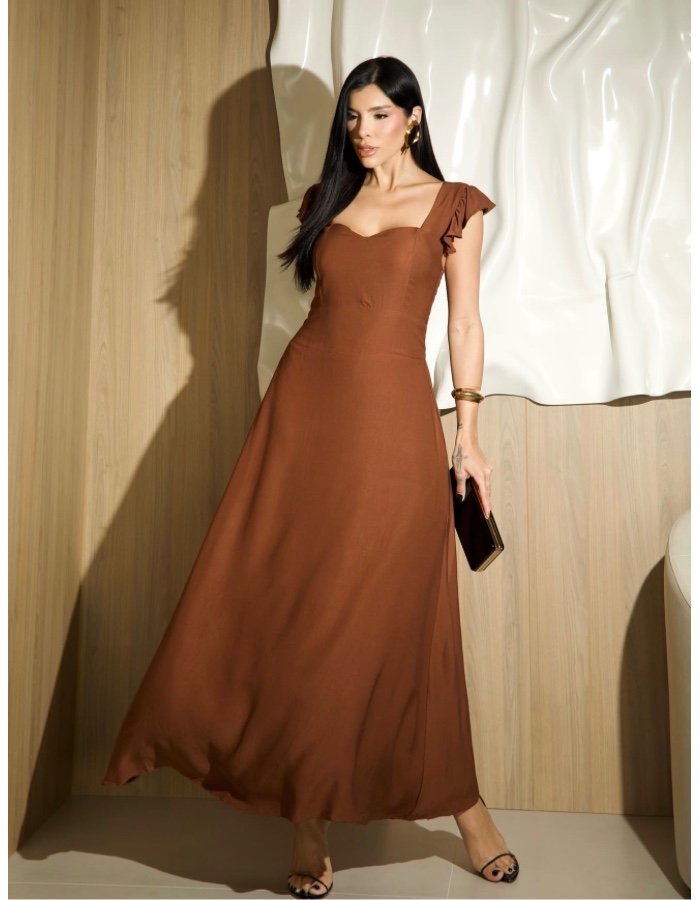 VESTIDO LISO
