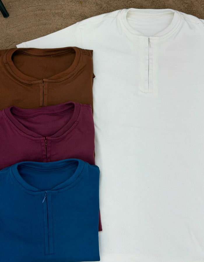 HENLEY FEMININA ZÍPER 