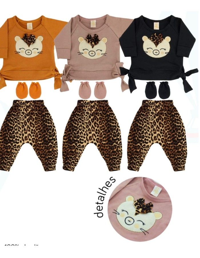 PAGAO FEMININO ONCINHA ELIEL BABY