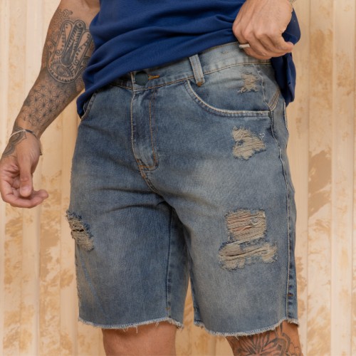 Bermuda jeans extreme conceito strong 