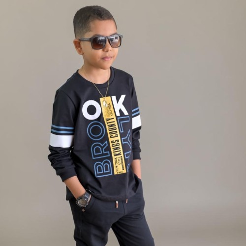 Blusa manga longa Brooklin 