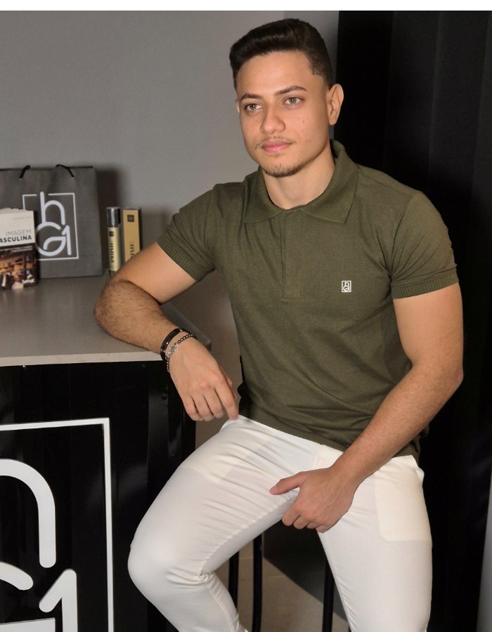 CAMISA GOLA POLO PREMIUM COM CARCELA OCULTA