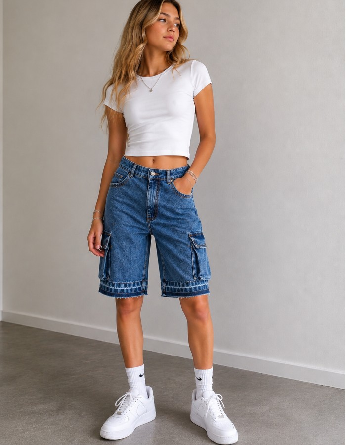 BERMUDA FEMININA JORT CARGO