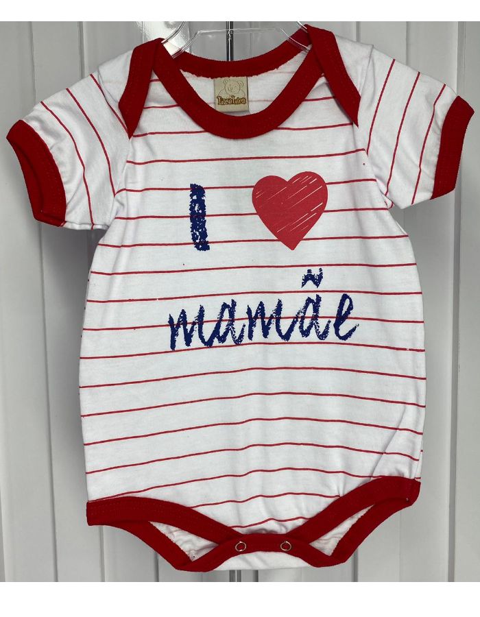 BODY FRASES 160700 I LOVE MAMÃE LICO LICA