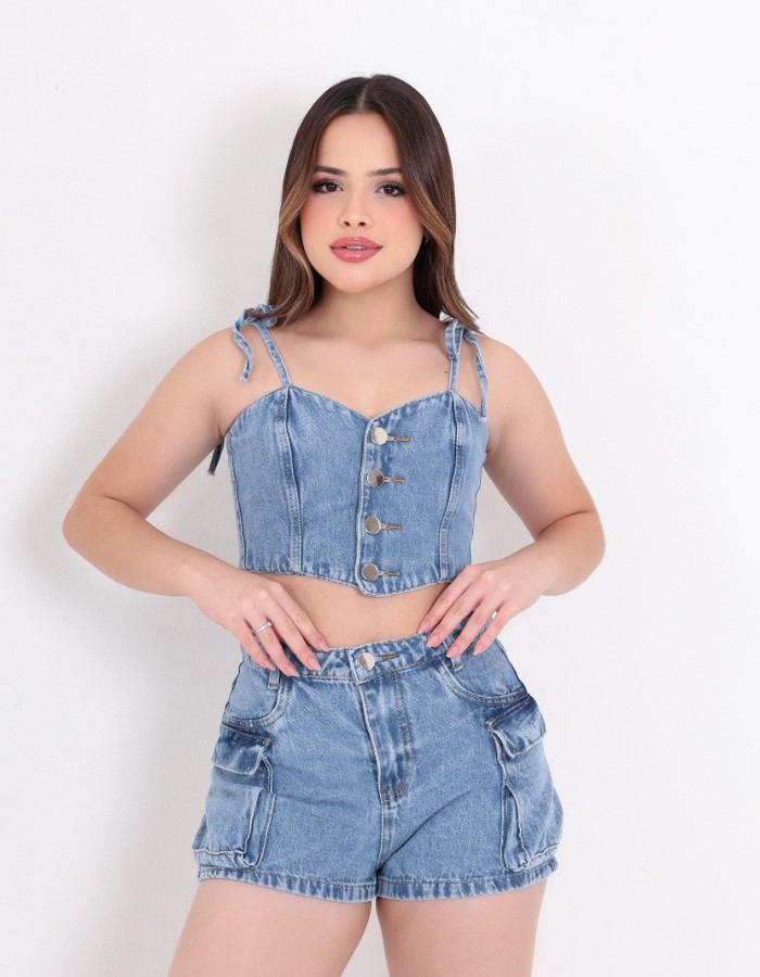 CONJUNTO JEANS DESGRADEADO