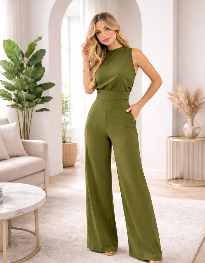 Conjunto Pantalona  Calça e Blusa Regata 