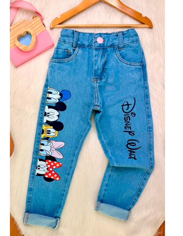 Calça jeans Familia disney