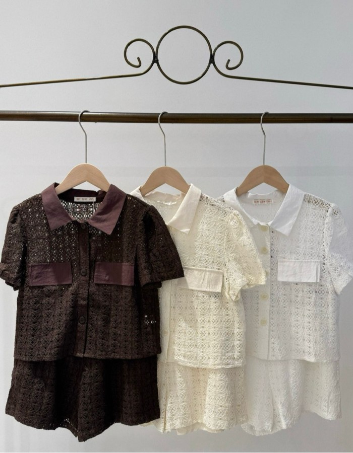 CROPPED CAMISA + SHORT