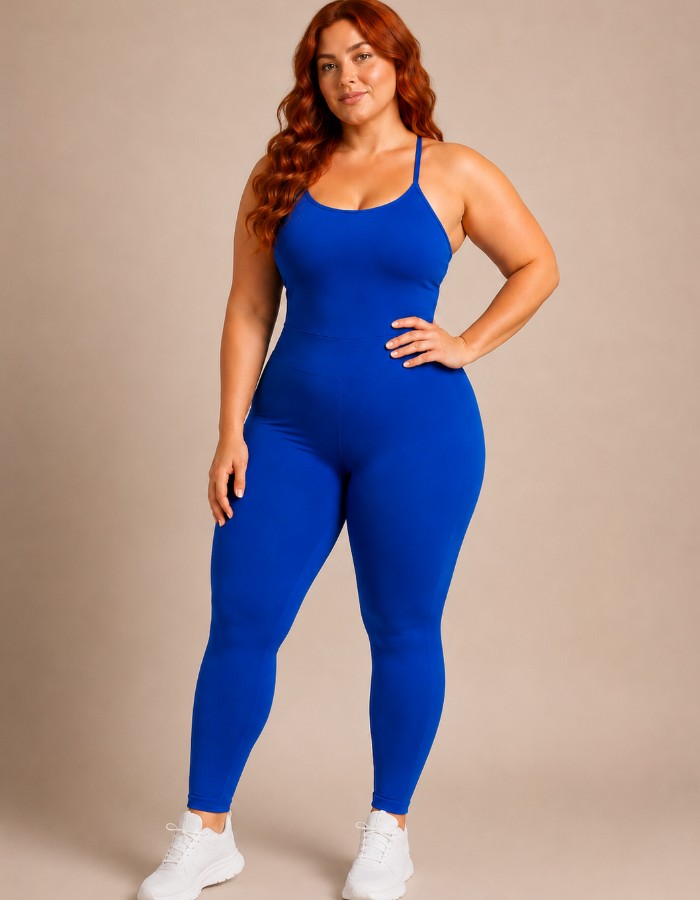 Macacão Comprido Academia Plus Size