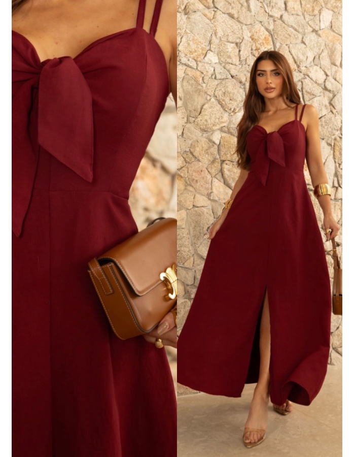 VESTIDO LISO